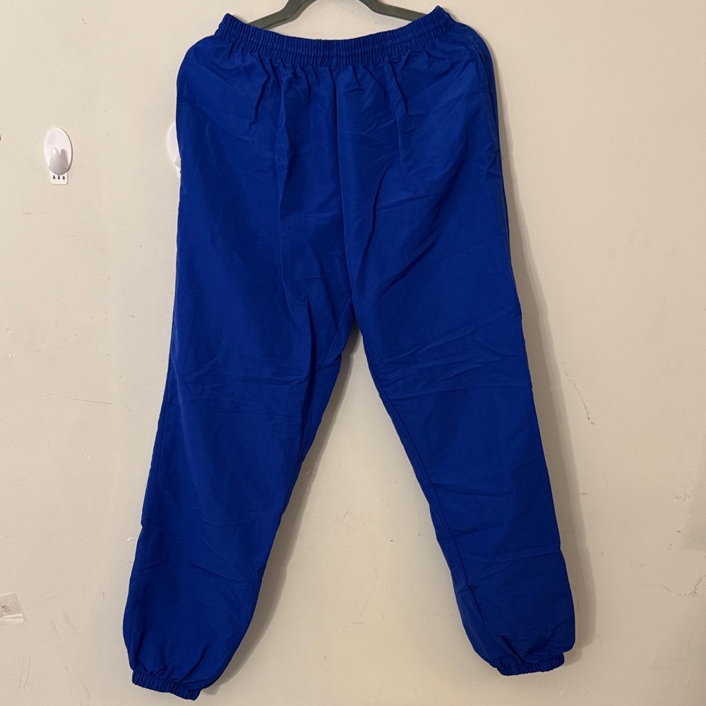 surf style Royal Blue Elastic Waist Joggers for Kids